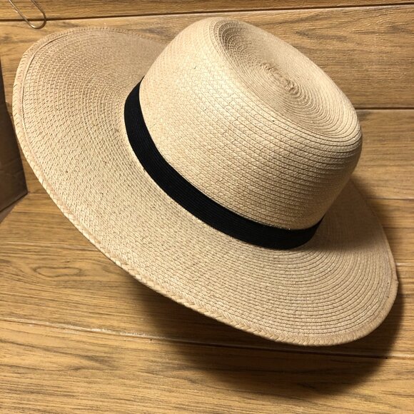 Women Straw hat handmade 100% palm sleeves maya Quiche Indian Guatemala made main image 4